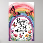 Freuen Sie sich auf die Christliche Kunst des Kind Poster (Vorne)