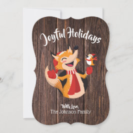 Freuen Sie sich auf die Flat Card "Joyful Holiday  Feiertagskarte