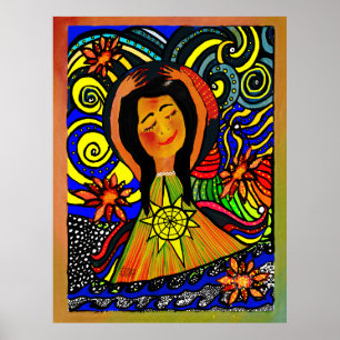 Freuen Sie sich auf die Freude am inneren Frieden Poster