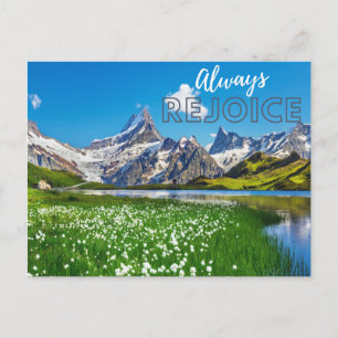 Freuen Sie sich auf die landschaftliche Aussicht a Postkarte