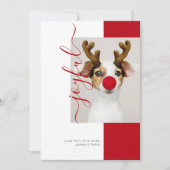 Freuen Sie sich auf die moderne Holiday Foto Card Einladung (Vorderseite)