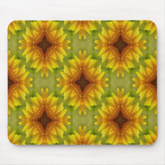Freuen Sie sich auf die Sonnenblumen.... Mousepad (Vorne)