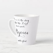 Freuen Sie sich auf die Tasse von Be Glad (Linke Ecke)