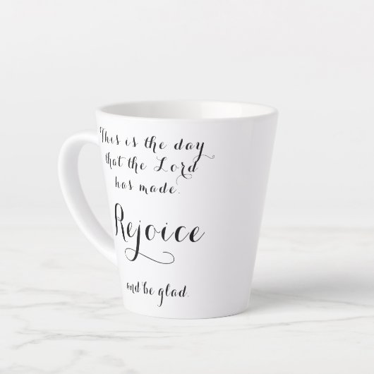 Freuen Sie sich auf die Tasse von Be Glad (Linke Ecke)