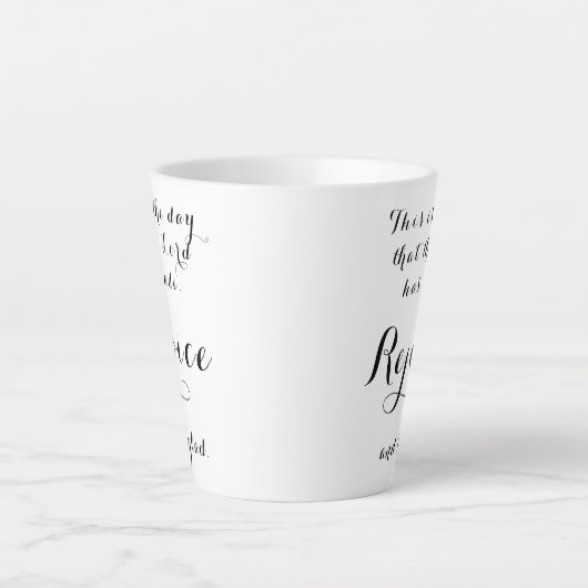 Freuen Sie sich auf die Tasse von Be Glad (Vorderseite)