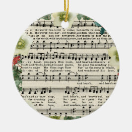 Freuen Sie sich auf die Weihnachtsmusik von World  Keramik Ornament