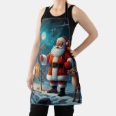 Freuen Sie sich auf die Weihnachtsszene Schürze (InSitu)