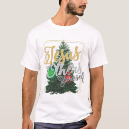 Freuen Sie sich auf die Weihnachtszeit Jesus Ander T-Shirt
