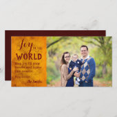 Freuen Sie sich auf die Welt von Weihnachten und G (Vorne/Hinten)