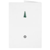 Freuen Sie sich auf die winterliche Weihnachtskart (Hinten)