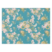 Freuen Sie sich auf ein abstraktes Blume-Blätterde Tischdecke (Vorderseite (Horizontal))