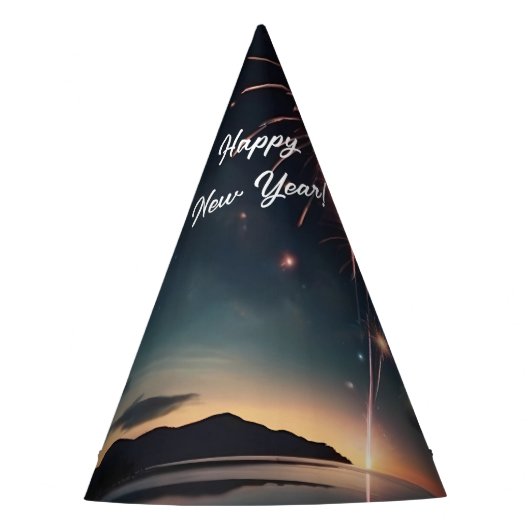 Freuen Sie sich auf ein einzigartiges Neujahrsfest Partyhütchen (Vorderseite)