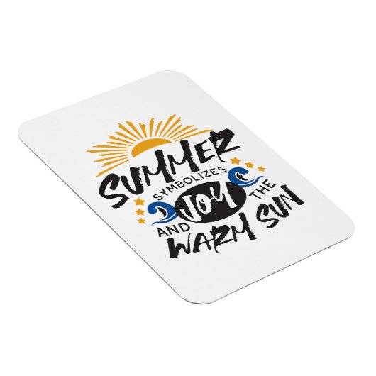 Freuen Sie sich auf ein warmes Sonnenangebot Magnet (Rechte Seite)