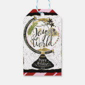 Freuen Sie sich auf ein weltweites Party mit Rot u Geschenkanhänger (Rückseite)