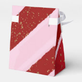 Freuen Sie sich auf ein weltweites Party mit Rot u Geschenkschachtel (Rückseite)