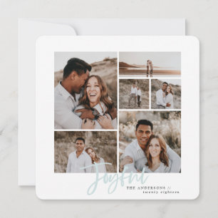 Freuen Sie sich auf eine elegante Weihnachtskarte Feiertagskarte