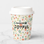 Freuen Sie sich auf eine individuelle Inspirations Pappbecher (Vorderseite)