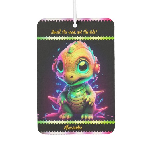 Freuen Sie sich auf einen Drachenfrischer für Zuha Autolufterfrischer (Vorderseite)