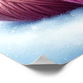 Freuen Sie sich auf einen Schneemann am Weihnachts Poster (Ecke)