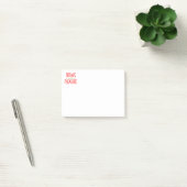 Freuen Sie sich auf einen schönen Urlaub Post-it Klebezettel (Büro)