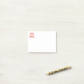 Freuen Sie sich auf einen schönen Urlaub Post-it Klebezettel (Auf Schreibtisch)