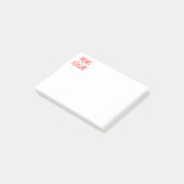 Freuen Sie sich auf einen schönen Urlaub Post-it Klebezettel (angewinkelt)