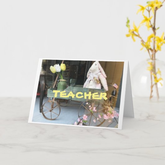 FREUEN SIE SICH AUF EINEN SPEZIELLEN ***LEHRER*** KARTE (Gelbe Blume)