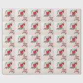 Freuen Sie sich auf Freudenurlaub Custom Foto Gemu Geschenkpapier (Flach)