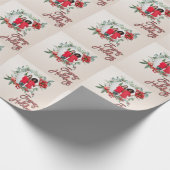 Freuen Sie sich auf Freudenurlaub Custom Foto Gemu Geschenkpapier (Ecke)