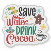 Freuen Sie sich auf fröhliche Weihnachtsjubeln! Aufkleber (Vorderseite)