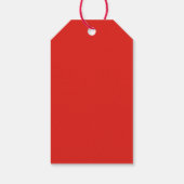 Freuen Sie sich auf gemütlichen Karierten Winterur Geschenkanhänger (Rückseite)