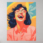 Freuen Sie sich auf Glück Poster (Vorne)