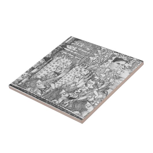 Freuen Sie sich auf Gouda 1897 Jan Toorop. Fliese (Seite)