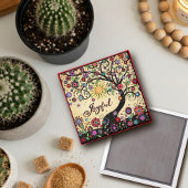 Freuen Sie sich auf Hübsche Bäume, farbenfrohe Blu Magnet