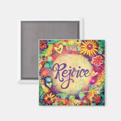 Freuen Sie sich auf Hübschen Spaß Inspirierend Blu Magnet (Vorderseite/Rückseite)