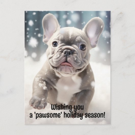 Freuen Sie sich auf individuelle Freude 🐶 französ Postkarte (Vorderseite)