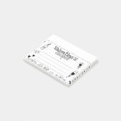 Freuen Sie sich auf individuelle Valentine/Jubiläu Post-it Klebezettel (angewinkelt)