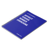 Freuen Sie sich auf lästigen Zahlenschnitt Notizblock (Linke Seite)