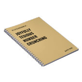 Freuen Sie sich auf lästigen Zahlenschnitt Notizblock (Rechte Seite)