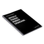 Freuen Sie sich auf lästigen Zahlenschnitt Notizblock (Rechte Seite)