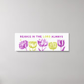 Freuen Sie sich auf Leinwand (Vorderseite)