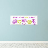 Freuen Sie sich auf Leinwand (Insitu (Holzboden))