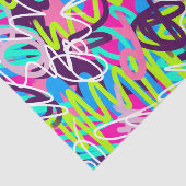 Freuen Sie sich auf moderne Abstrakte Farben Seidenpapier (Ausschnitt)