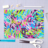 Freuen Sie sich auf moderne Abstrakte Farben Seidenpapier (Handwerk)