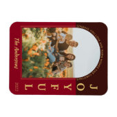 Freuen Sie sich auf moderne Minimalistische Elegan Magnet (Horizontal)