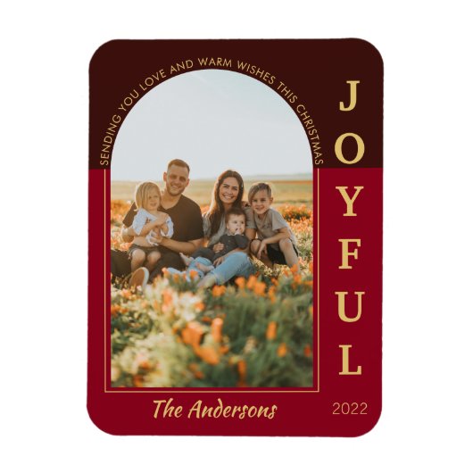 Freuen Sie sich auf moderne Minimalistische Elegan Magnet (Vertikal)