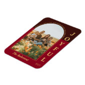 Freuen Sie sich auf moderne Minimalistische Elegan Magnet (Linke Seite)