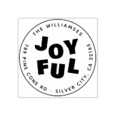 Freuen Sie sich auf Niedliche Weihnachtsansprache Gummistempel (Prägung)