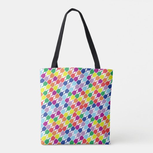 Freuen Sie sich auf Paddel 💚❤️ 💛 💙 Tasche (Rückseite)
