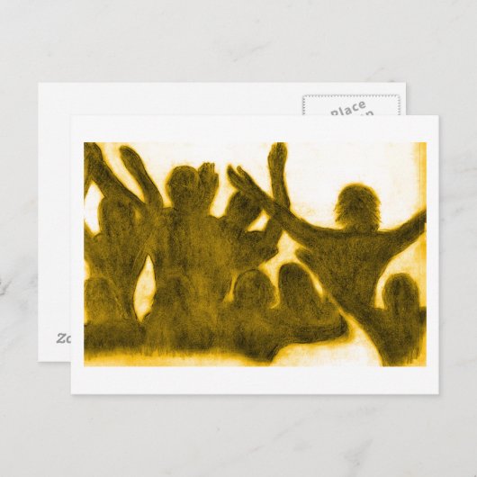 Freuen Sie sich auf Postkarte (Vorne/Hinten)